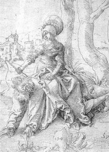 aristotle-and-phyllis "Phyllis and Aristotle" by Baldung