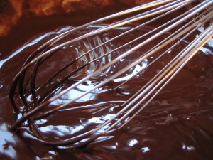 melted chocolate